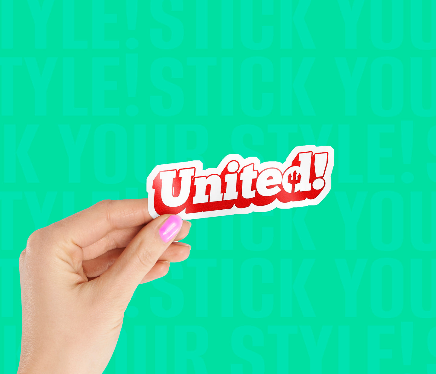 United - Manchester Club Sticker