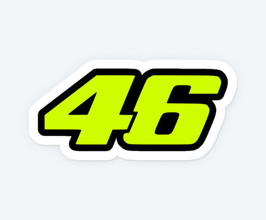 VR46 Racing Number Magnetic Sticker