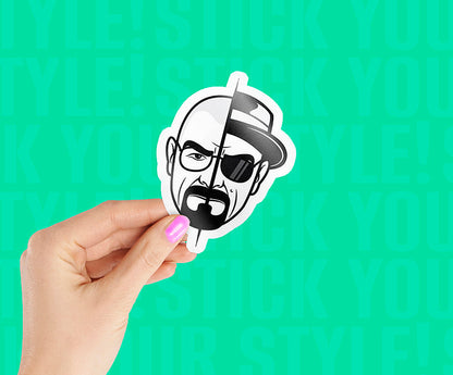 Walter White As Heisenberg Magnetic Sticker