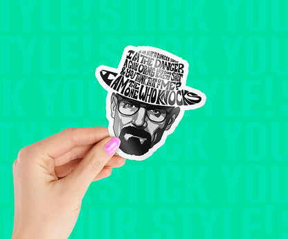 Walter White Heisenberg Magnetic Sticker