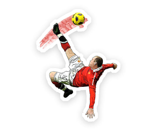 Wayne Rooney Air Strike Magnetic Sticker