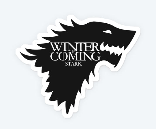 Winter Is Coming Magnetic Sticker