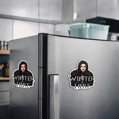 Winter is Here Magnetic Sticker