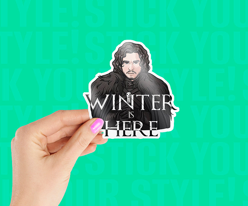 Winter is Here Magnetic Sticker