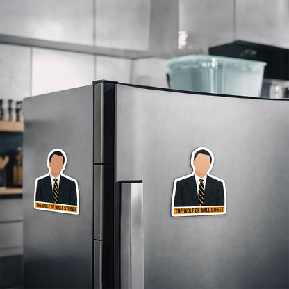 Wolf Of Wall Street Magnetic Sticker