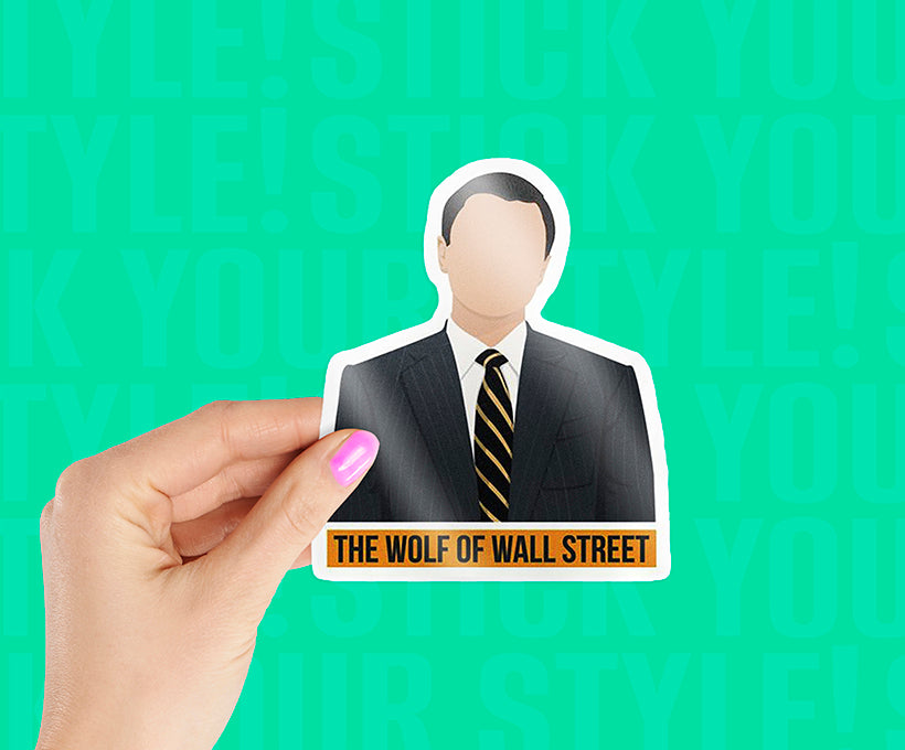 Wolf Of Wall Street Magnetic Sticker