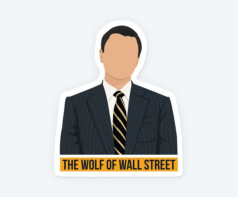 Wolf Of Wall Street Magnetic Sticker