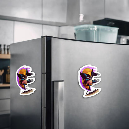 Wolverine Claw Attack Magnetic Sticker