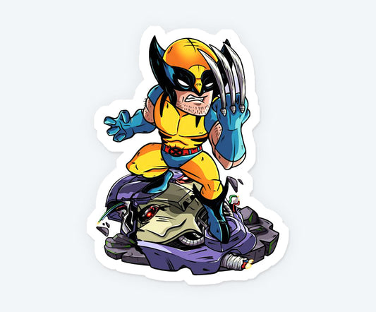 Wolverine Furious Magnetic Sticker