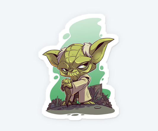 Yoda Star Wars Magnetic Sticker