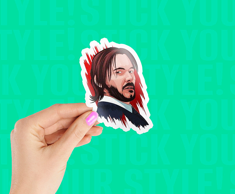 boogeyman John Wick Sticker