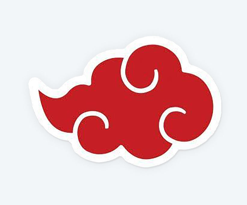 Akatsuki Cloud Sticker – Stickkar.in