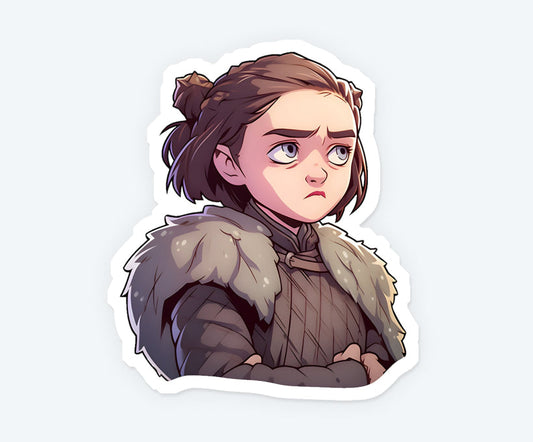 Arya Stark Chibi Sticker