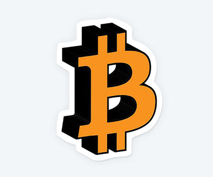 Bitcoin Logo Sticker