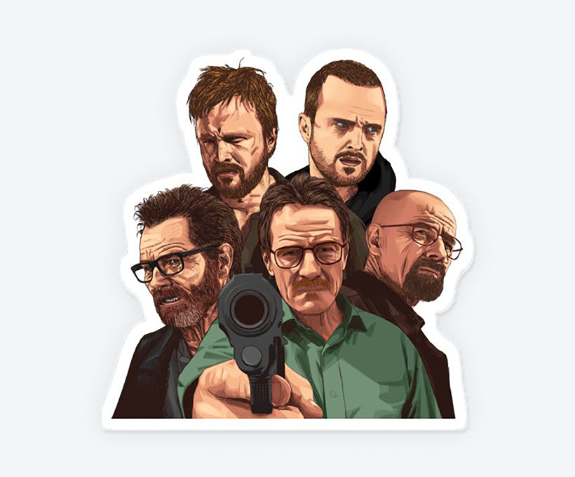 Breaking Bad Walter White Sticker – Stickkar.in