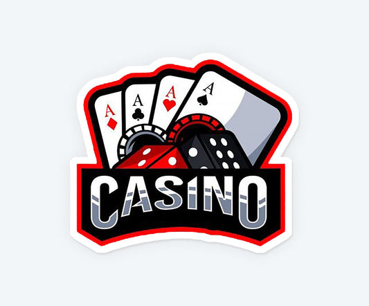 Casino Logo Sticker