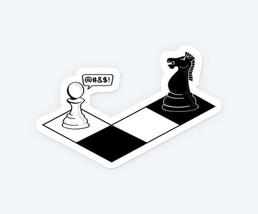 Chess Horse Move Sticker