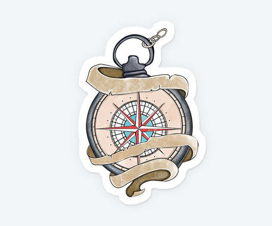 Compass Art sticker