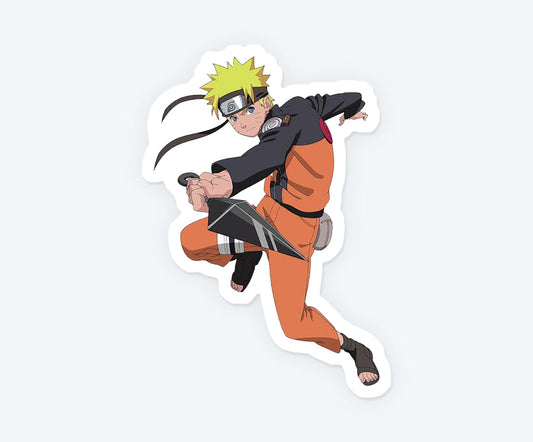 Naruto Action Pose 3 Sticker