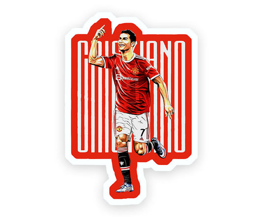 Cristiano Ronaldo Manchester Sticker