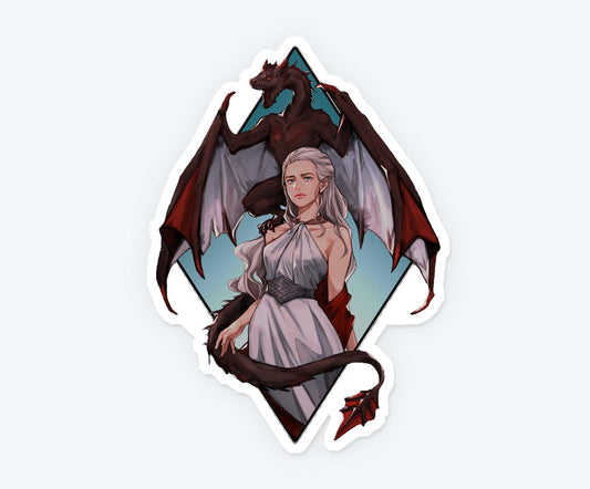 Daenerys & Drogon Sticker