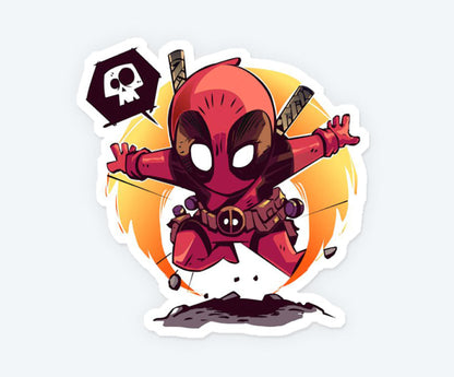 Deadpool Comic Sticker