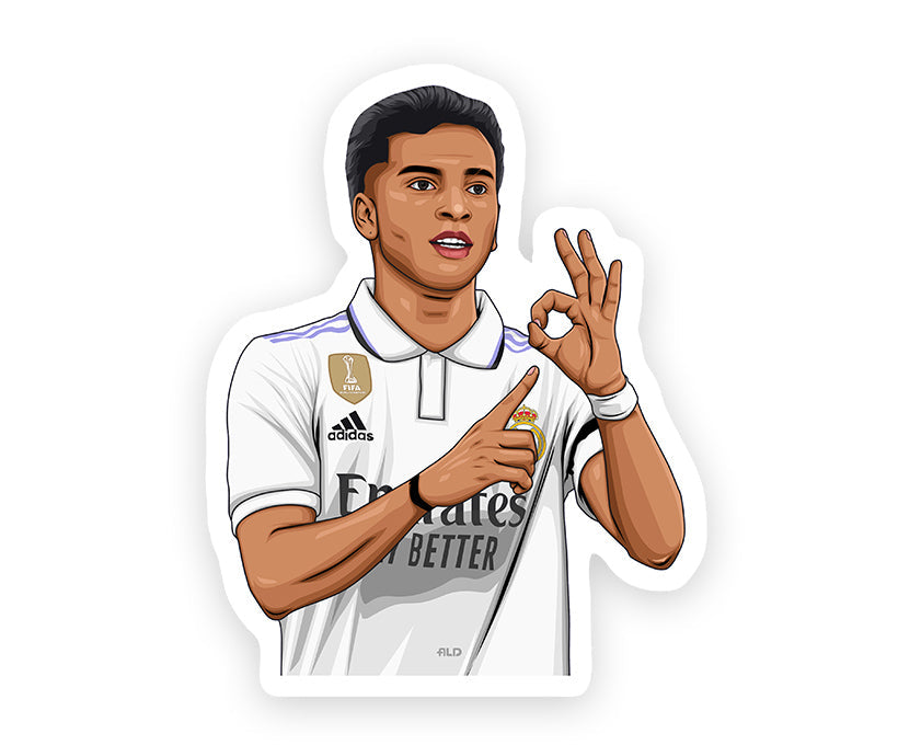 Desenhando Bellingham Real Madrid Sticker