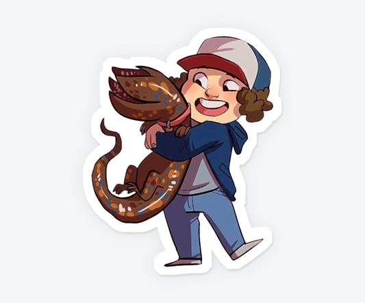 Dustin Hugs Dart Sticker