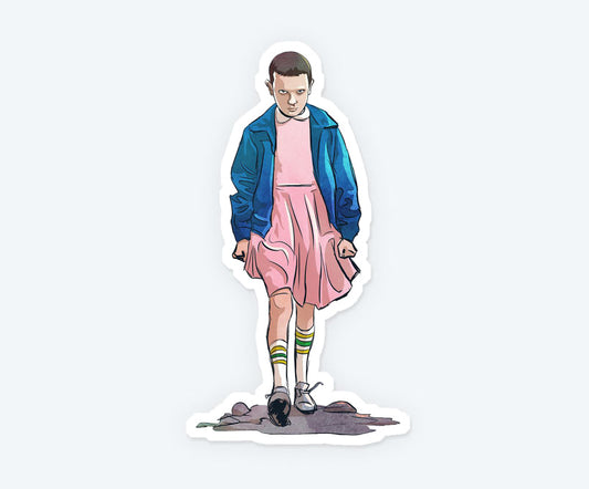 Eleven Stranger Things Sticker