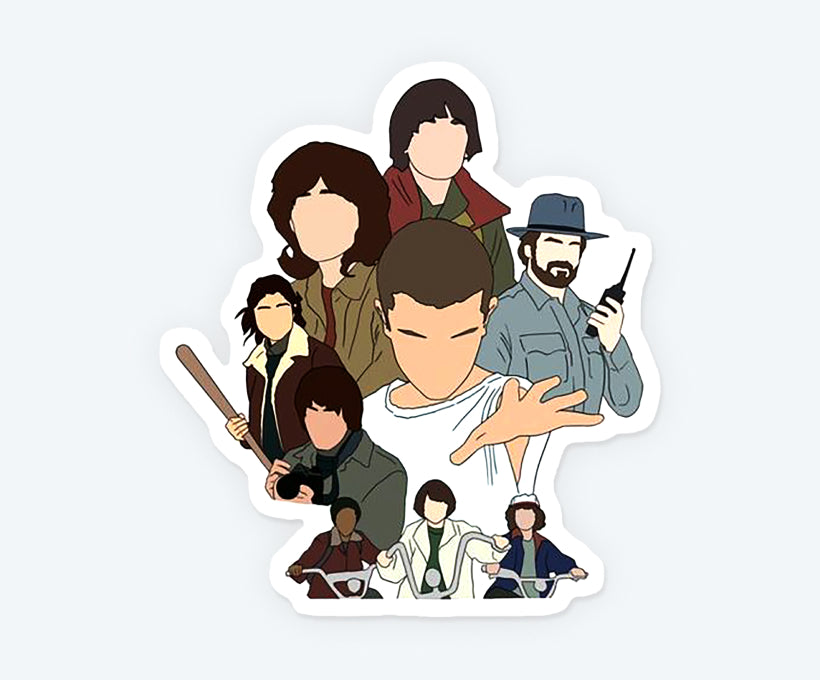 Eleven & The Gang Sticker