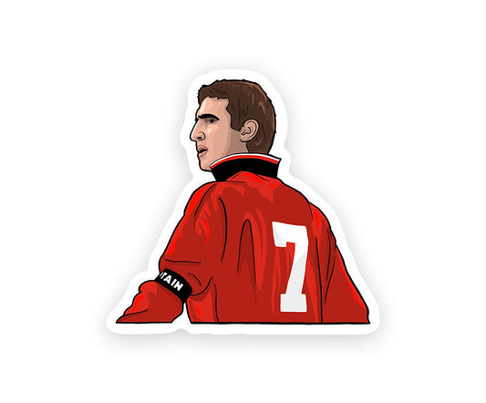 Eric Cantona Manchester United Sticker