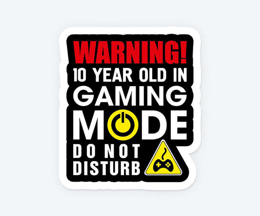 Gaming Mode Sticker