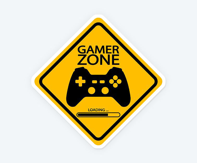 Gamers Zone Sticker