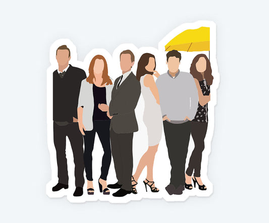 How I Met Your Mother Group Sticker