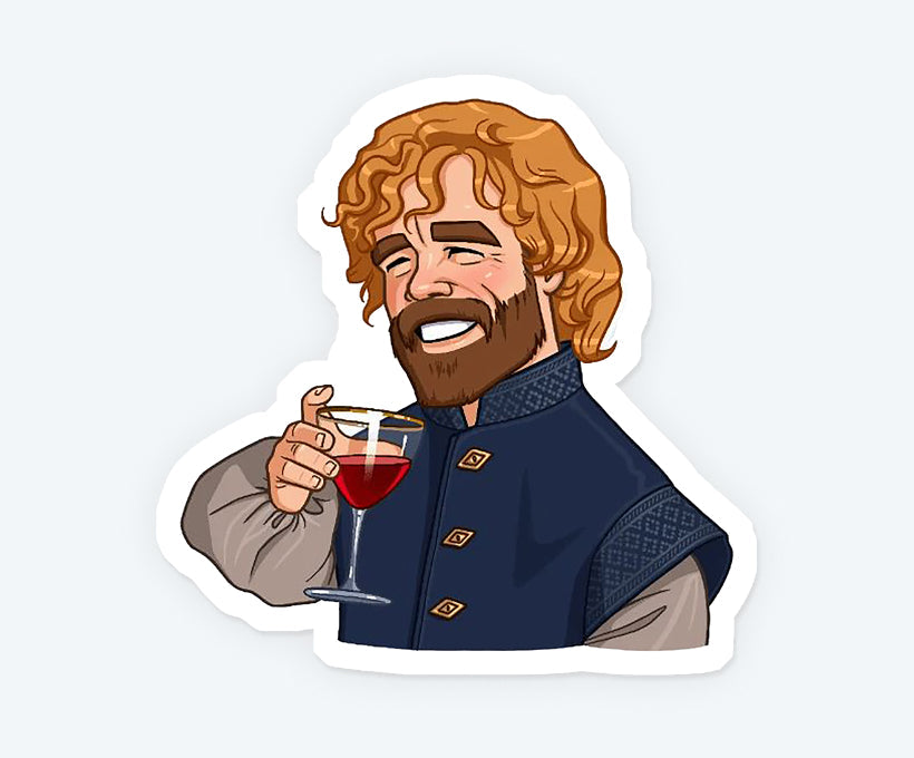 I Am The God Of Wine Sticker