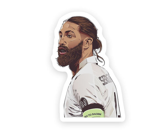 Jersey No.4 Sergio Ramos Sticker