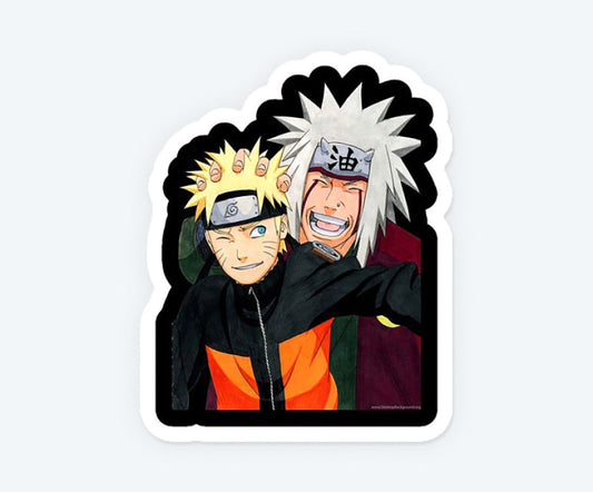 Jiraiya with Naruto Sticker
