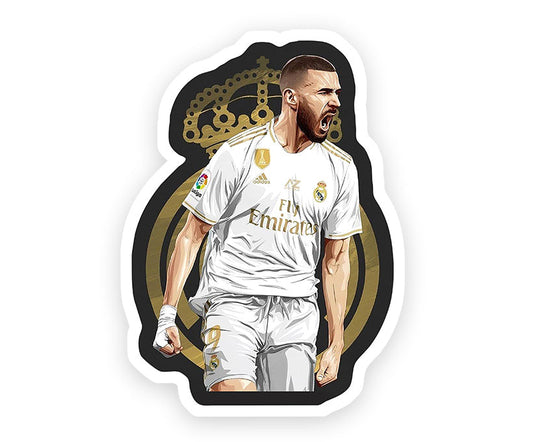 Karim Benzema No.09 Sticker