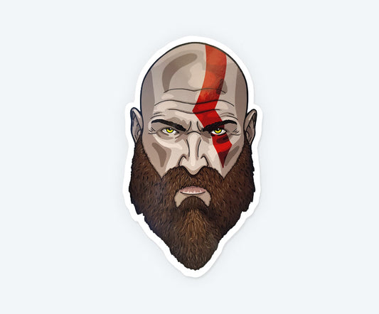 Kratos The Legend Sticker