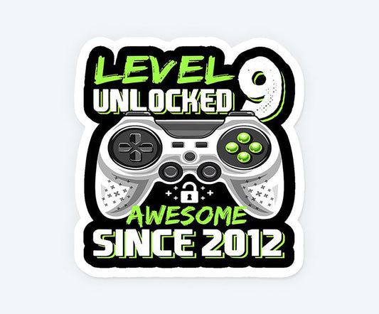 Level Unlocked 9 2012 Sticker