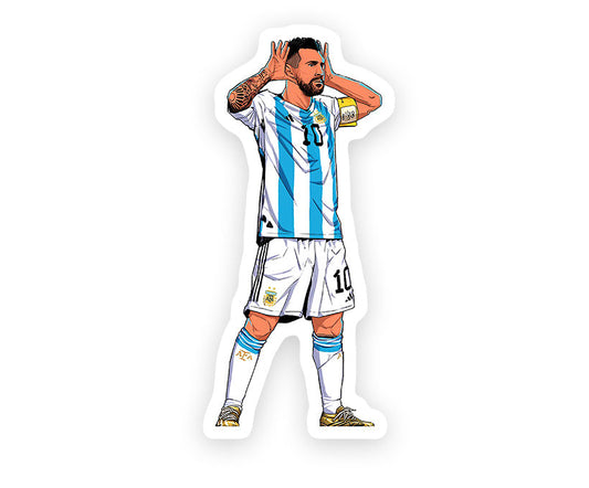 Lionel Messi Goal Sticker