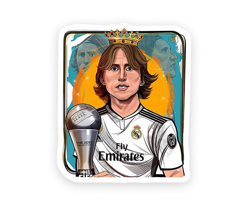 Luka Modric Champion Sticker