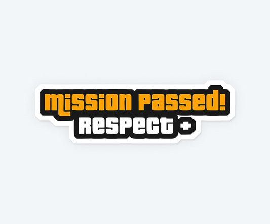 Mission Passed GTA Sticker