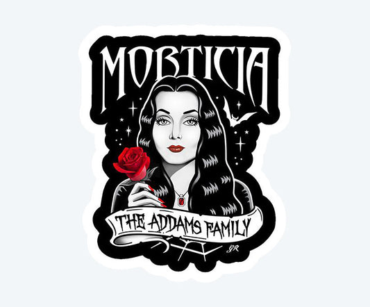 Morticia Addams Wednesday Sticker