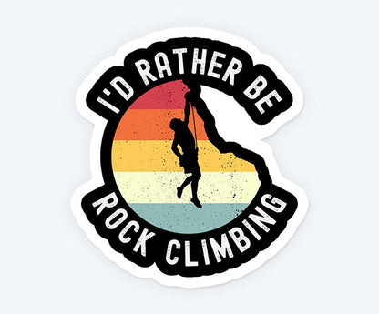 Mountain Climbing Sticker