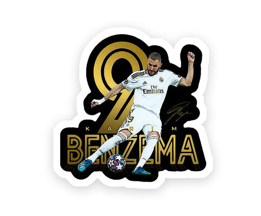 No.9 Benzima Sticker