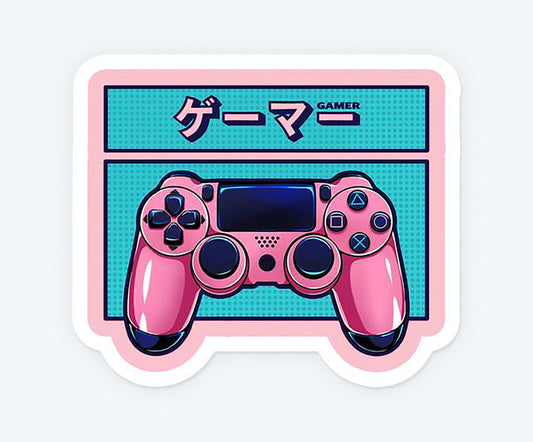 Pink Controller Sticker