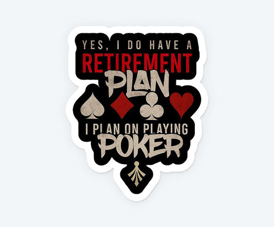 Poker Game On Sticker