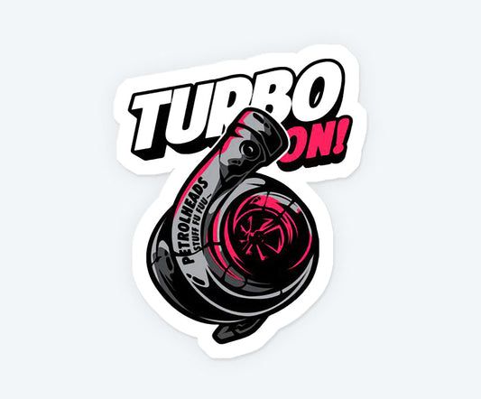 Race Turbo On Sticker