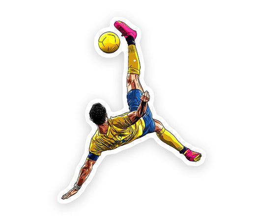 Cristiano Ronaldo Bicycle kick Sticker